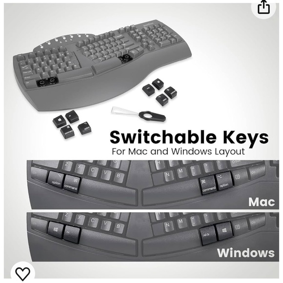 Perixx Periboard-612 wireless ergonomic split keyboard ⌨️ - Picture 2 of 9